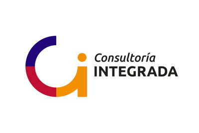Logotipo y aplicaciones Consultoría Integrada | <span>Consultoría Integrada<span>