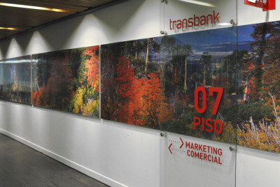 Señalética oficinas corporativas | <span>Transbank<span>