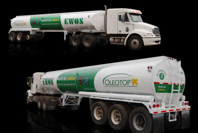 Branding camión Oleotop | <span>Agrotop<span>